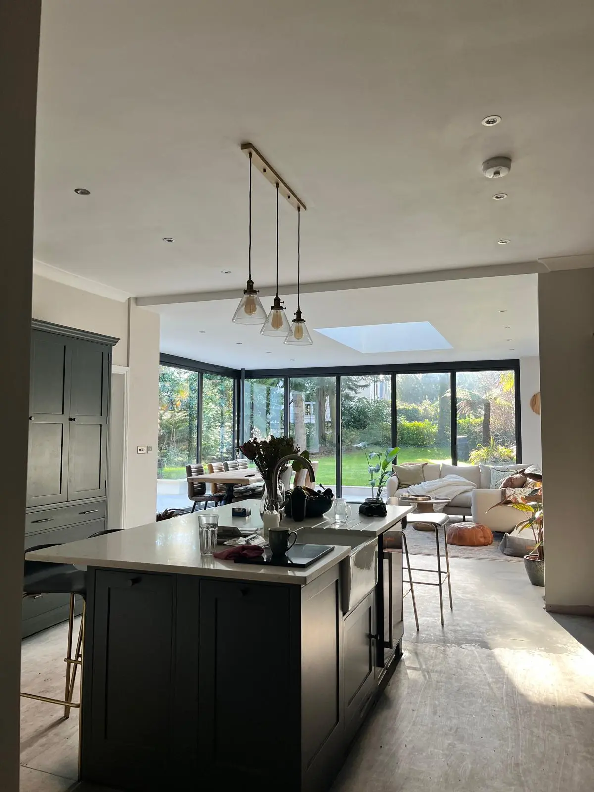 Open Plan Kitchen Lighting